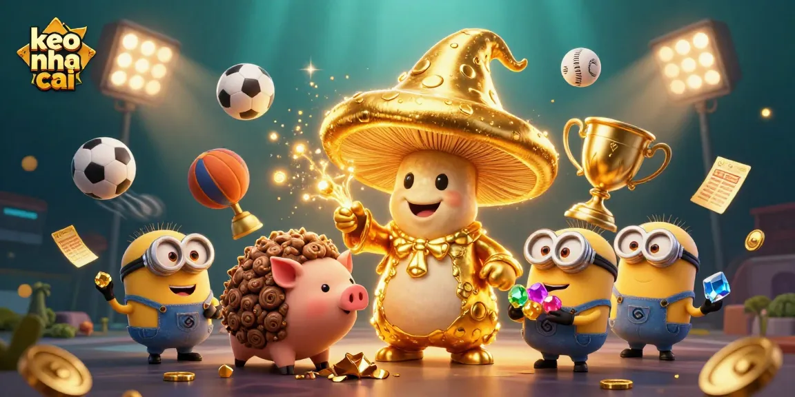 Experience thrilling betting with keo nha cai as a golden wizard brings luck and treasure!