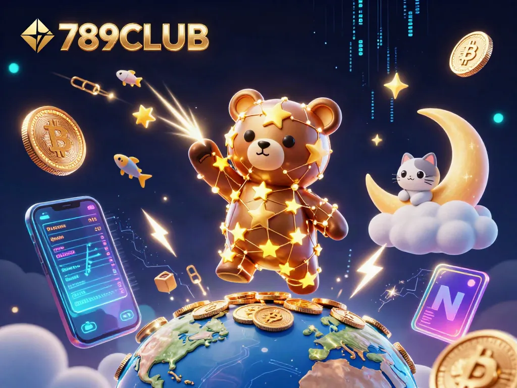 Experience excitement with 789CLUB in a vibrant 3D casino universe, collecting coins and crypto.