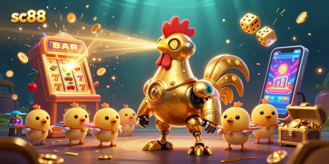 Experience the excitement of sc88 with dynamic slot machines, golden jackpots, and futuristic characters.