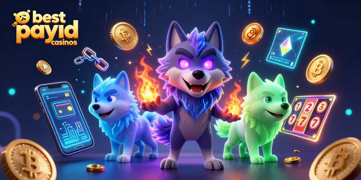 Engage with the best payid casinos through a dynamic, 3D wolf scene packed with casino elements.