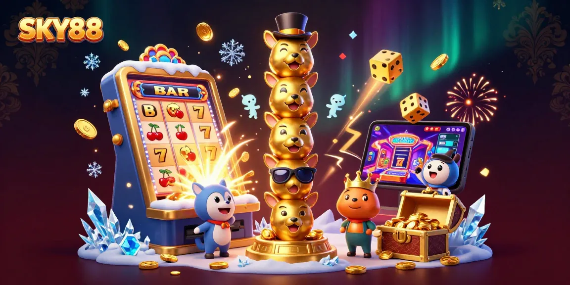 Engage in thrilling slots action with SKY88's vibrant world of games and dazzling jackpots.