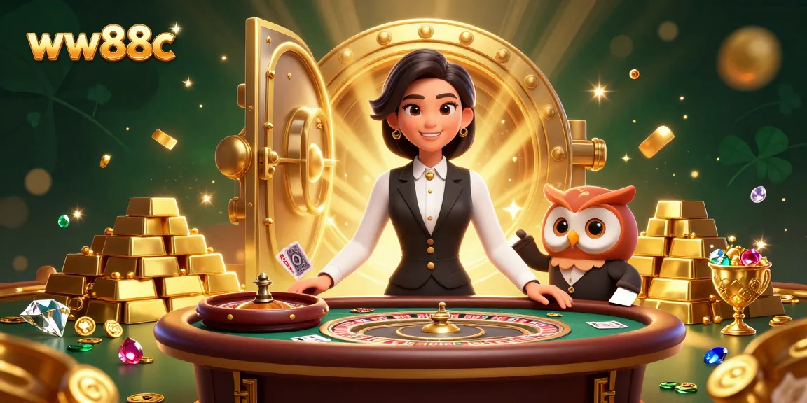 Engage with exciting games at ww88c, featuring charming dealers and thrilling casino elements.