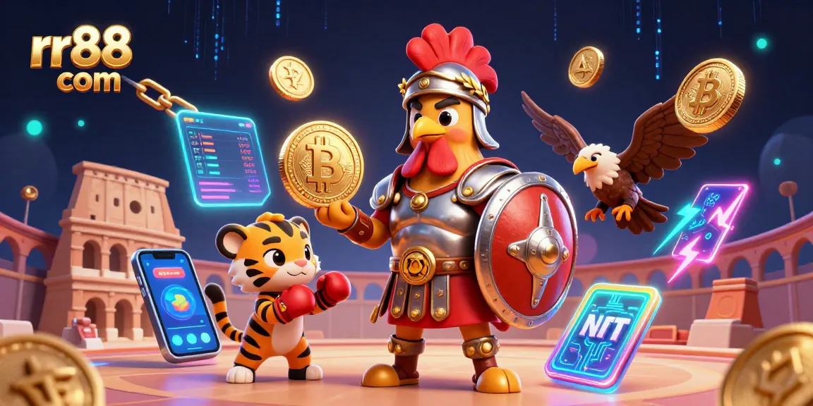 Experience thrilling gameplay at rr88 com with a vivid 3D casino scene full of dynamic elements.