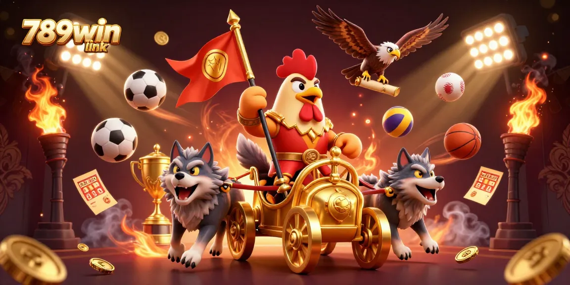 Enjoy thrilling gameplay with the 789win link in this dynamic casino adventure scene.