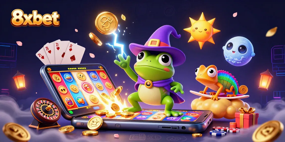 Experience the thrill of 8x bet with golden coins and dynamic elements in this vibrant casino scene.