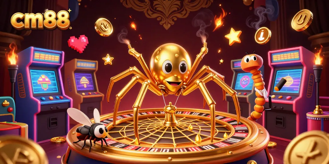 Experience thrilling bets with cm88's spinning roulette web and dynamic game elements.