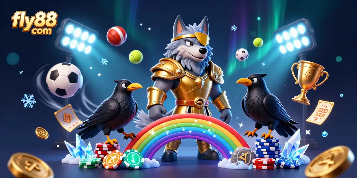Engage with fly88 com as Odin and his ravens conquer the casino realm filled with dynamic sports elements.