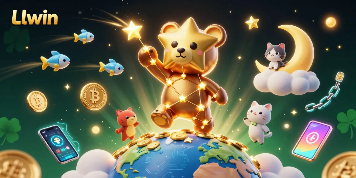 Experience Llwin's exciting online gaming world with vibrant casino-themed elements and stunning visuals.
